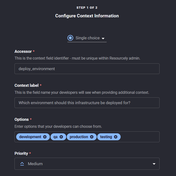 Configure Global Context